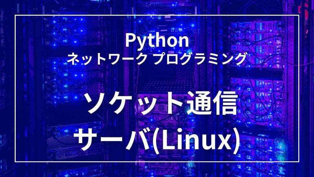Pythonでソケット通信を使ってデータを転送する方法 ｜ Linuxマシンの
